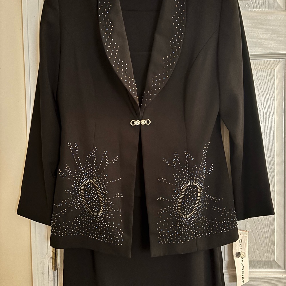 Just...Taylor Black Embellished Blazer